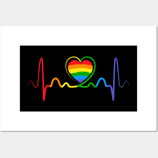 Love Gay LBGTQ Wall Art by Peter the T-Shirt Dude